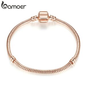 Pulseira DIY Bamoer - Metal, Presente