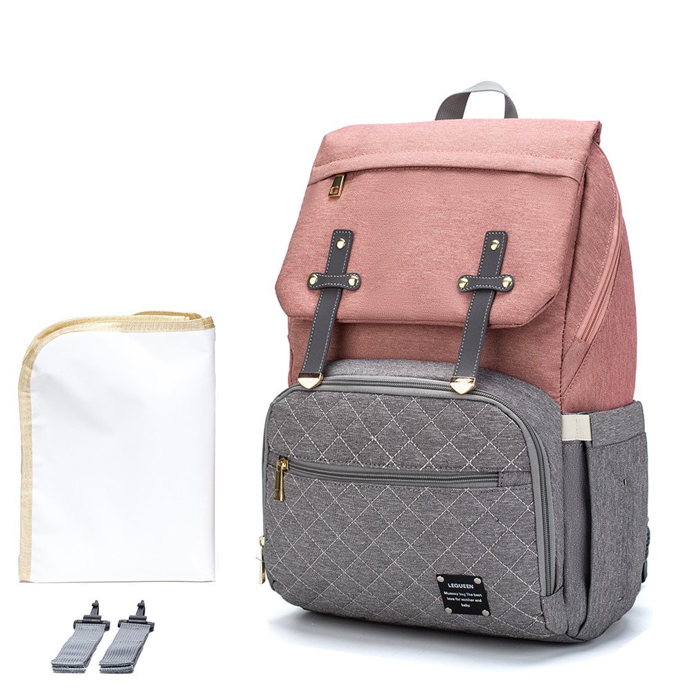 Mochila Maternidade Lequeen D?ndi Smart Trocador 1 Mochila Maternidade Lequeen Dândi Smart Trocador
