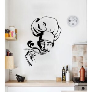 Adesivo Chefe de Cozinha - Desenho