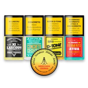 Kit Fortalecedor Unhas Top Beauty - Unhas Fortes