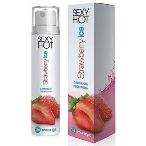 Gel Comestível Eletrizante Morango - Garganta Profunda