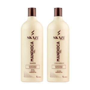 Kit Shampoo e Condicionador Mandioca + Mel Skazi