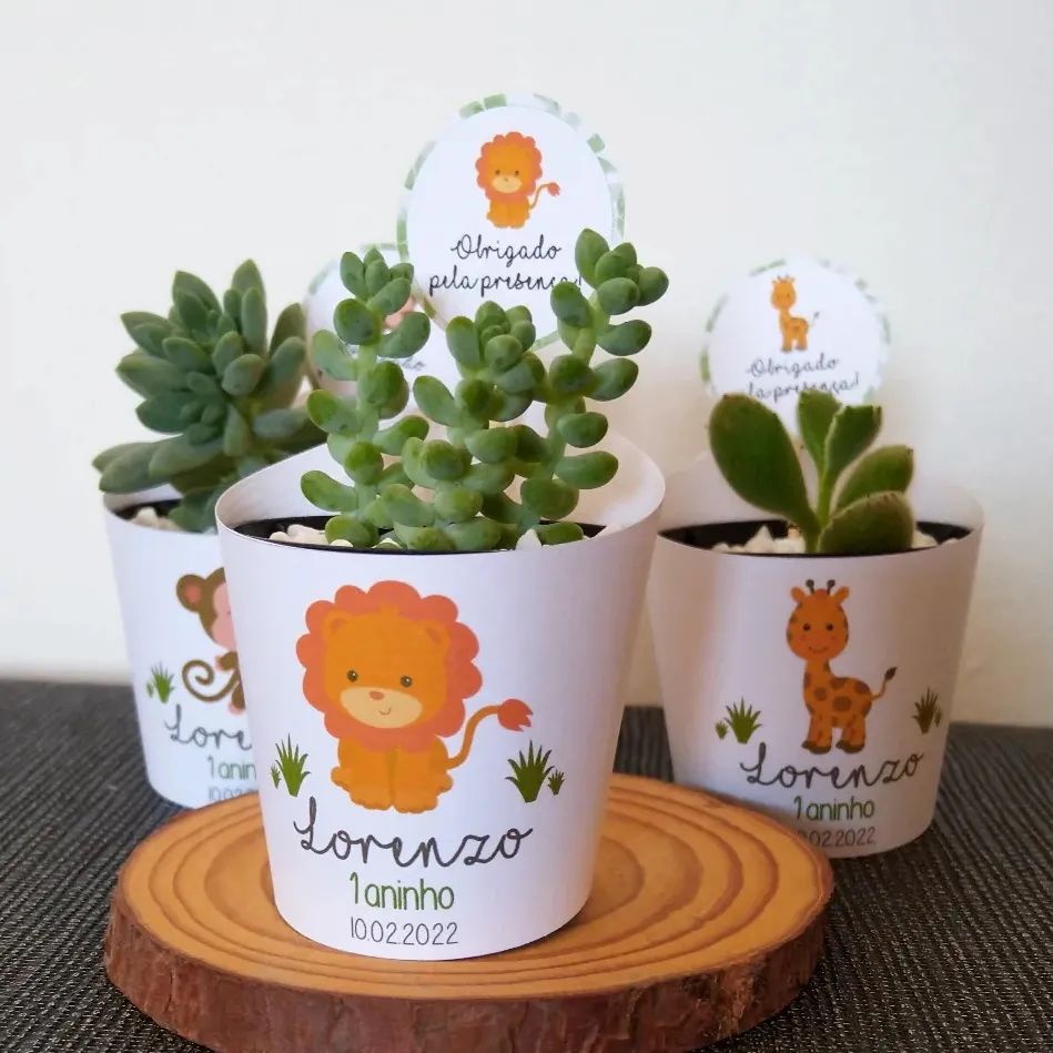 Rótulos + Tags Personalizadas para Suculentas 1 Rótulos + Tags Personalizadas para Suculentas