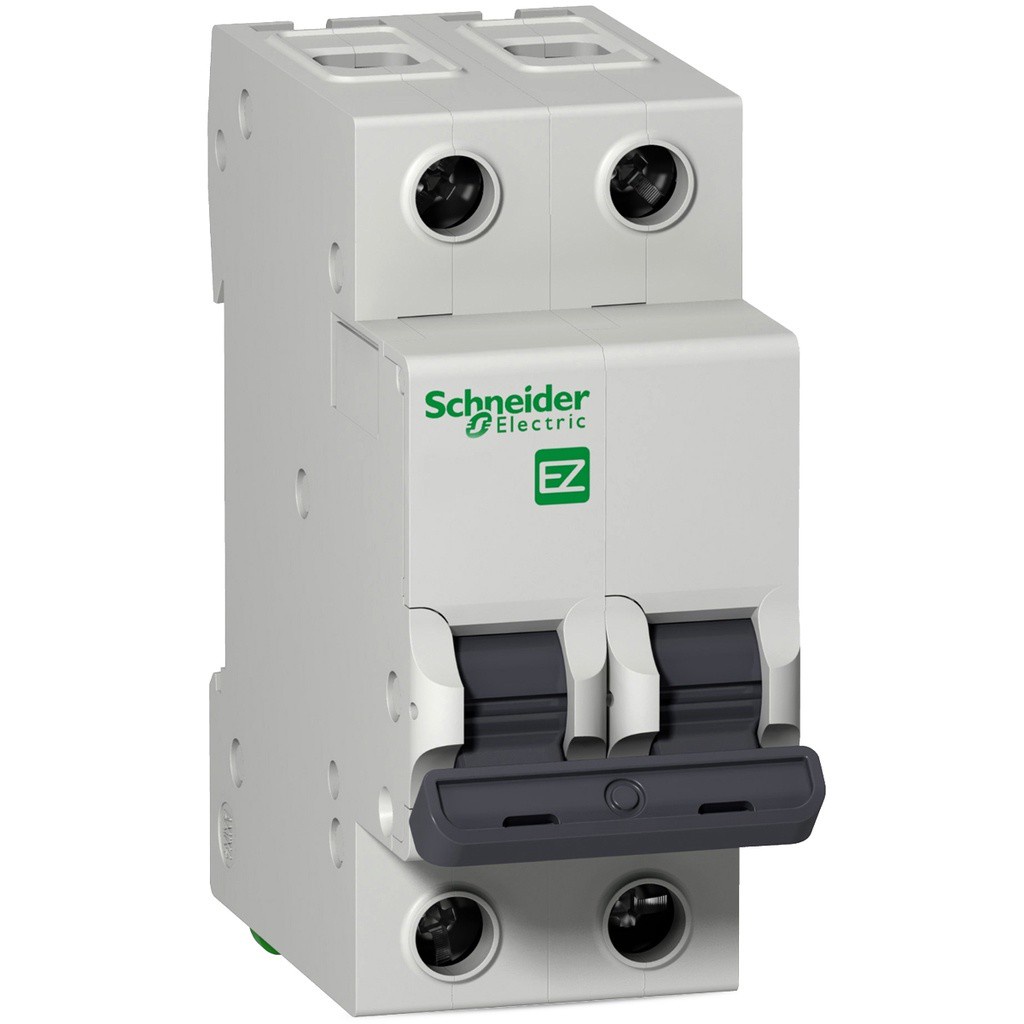 Disjuntor Mini Easy 9 Schneider 1 Disjuntor Mini Easy 9 Termomag Bipolar 16A Curva C Schneider