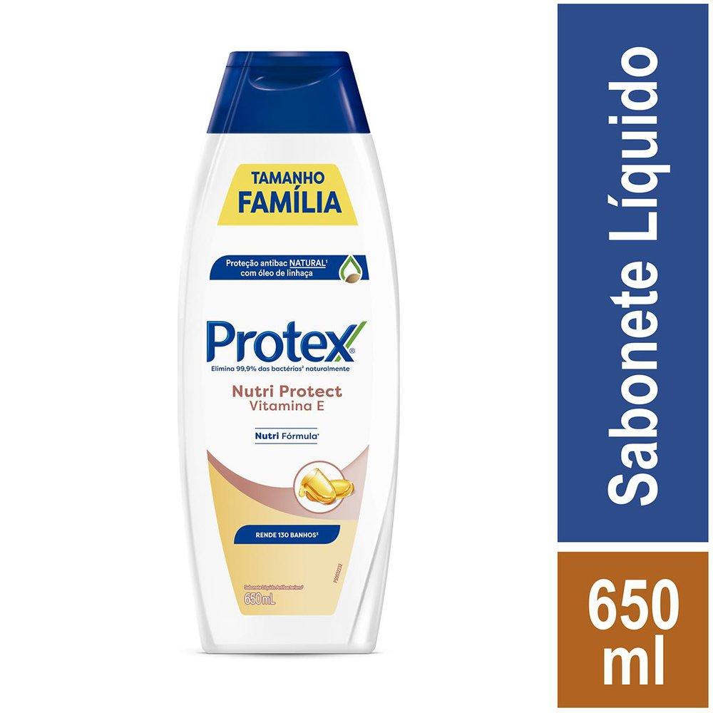 Sabonete Líquido Antibacteriano Protex Vitamina E 650ml 1 Sabonete Líquido Antibacteriano Protex Vitamina E 650ml