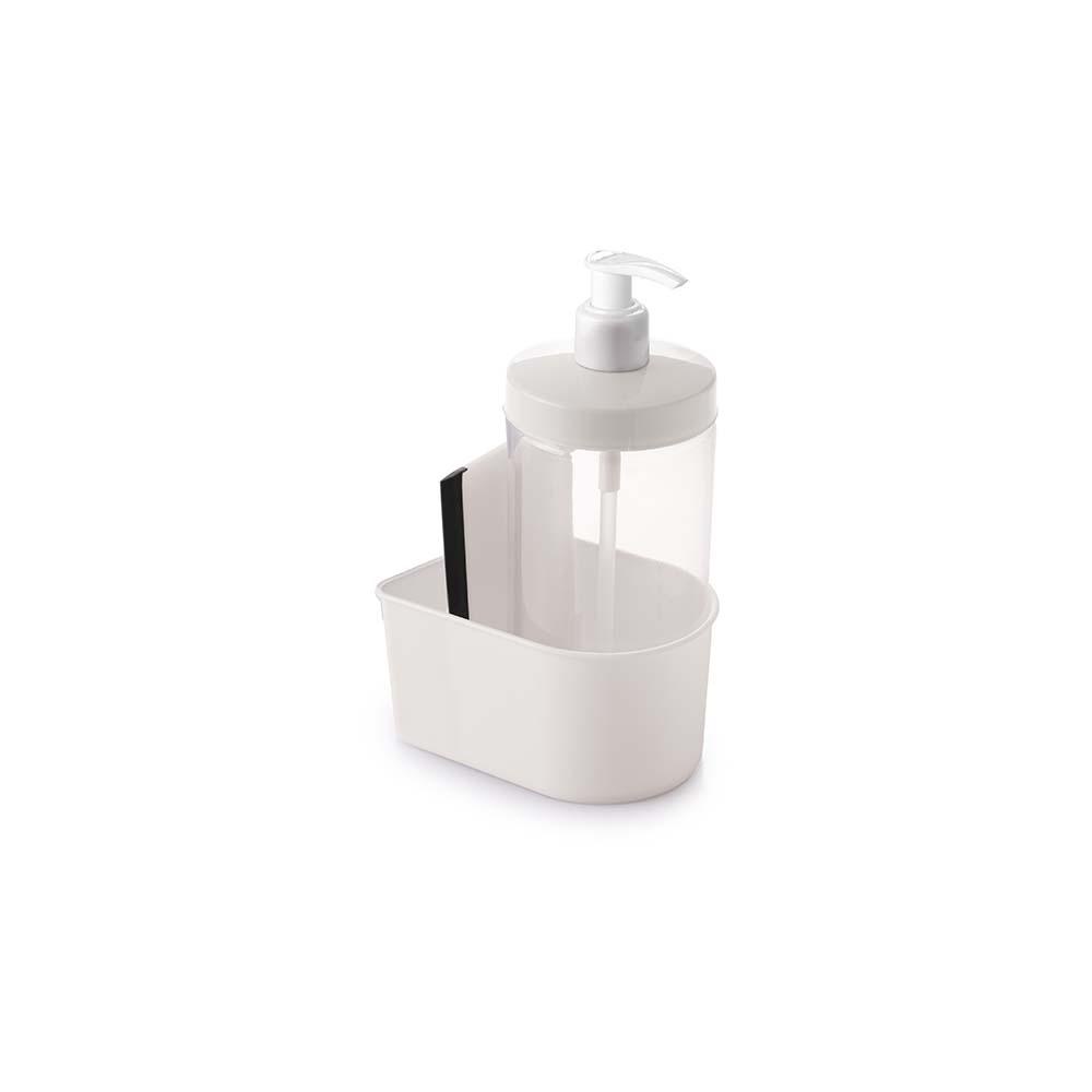 Conjunto Porta Detergente Plástico Branco Compacto 1 Conjunto para Porta Detergente de Plástico Redondo Compacto