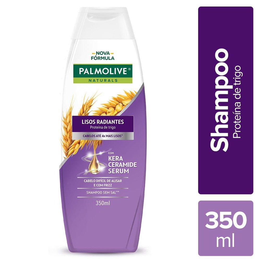 Shampoo Lisos Radiantes Palmolive Naturals 350ml 1 Shampoo Palmolive Naturals Lisos Radiantes com 350ml