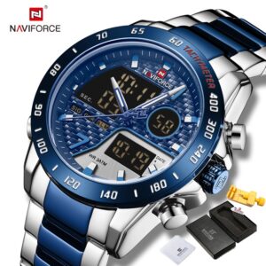 Relógio Naviforce Masculino Digital LED