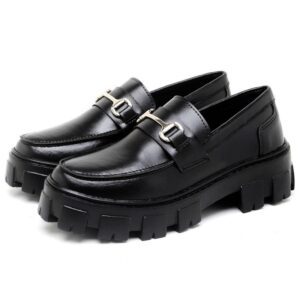 Sapato Mocassim Feminino Tratorado Preto Still
