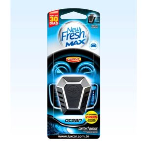 Aromatizante luxcar new fresh max ocean cheirinho para carros e ambientes
