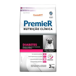Premier Nutrição Clínica Diabetes para Cães de Pequeno Porte - 2Kg