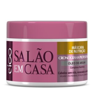 Eico Máscara Nutrição Salão Em Casa Cronograma Óleo de Argan Cabelos Ressacados Opacos 270g