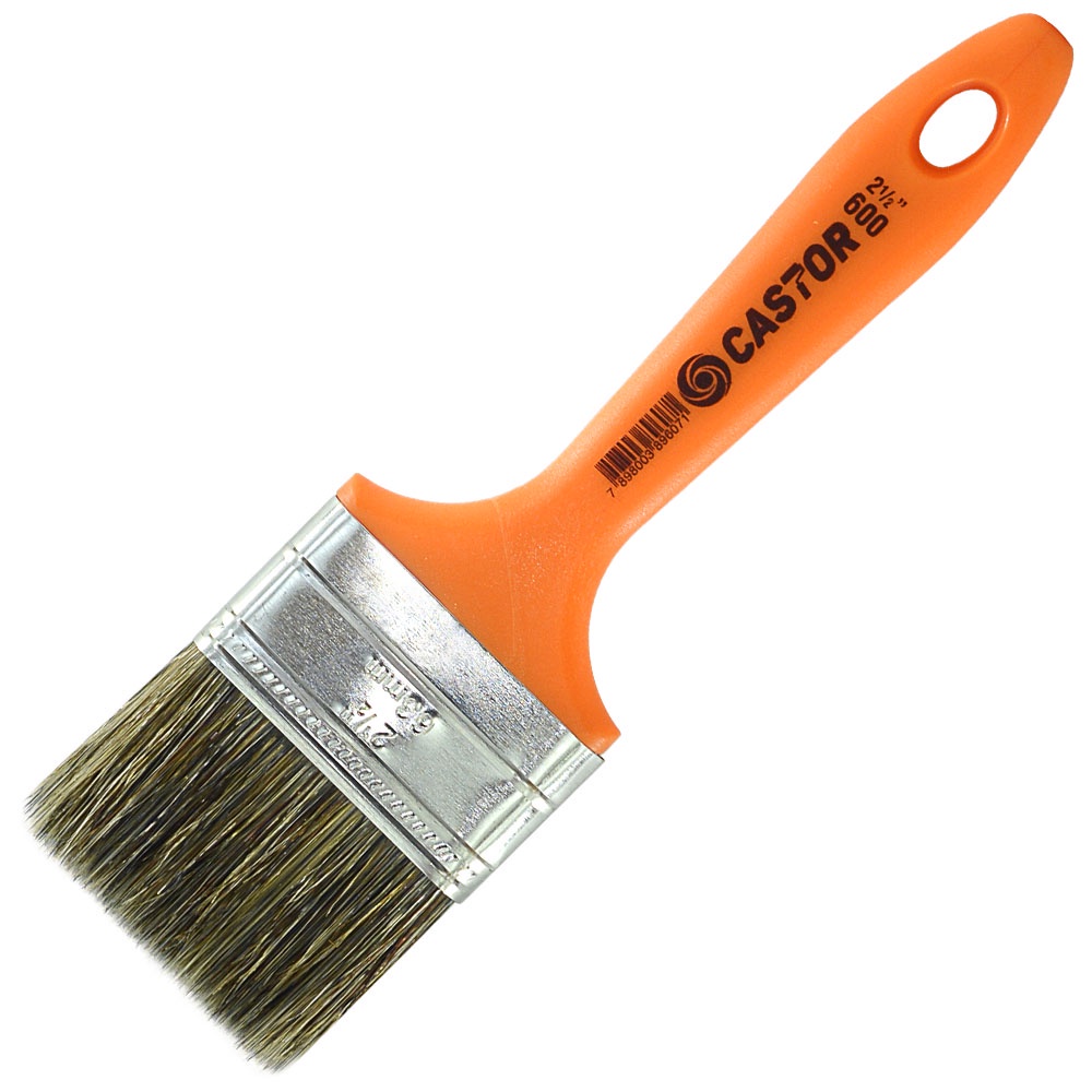 Trincha para Pintura Castor 2,5" Gris S?rie 600 1 Trincha para Pintura 2 1/2" Cerdas Gris Série 600 - Castor