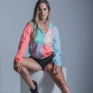 Jaqueta Corta Vento Feminina Microfibra Resistente