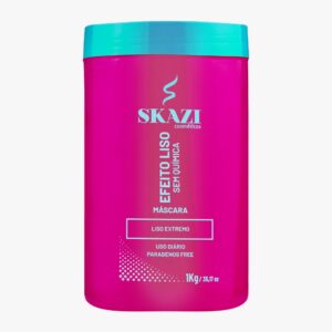 Mascara Capilar De Tratamento Skazi Vegana Efeito Liso 01 Kg