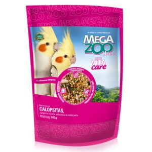 Ração Mix Super Premium Para Calopsitas 900g - Megazoo