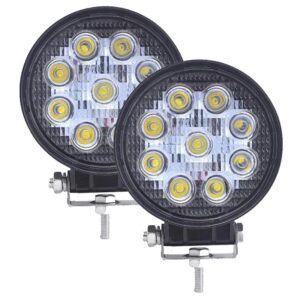 Farol Milha LED Branco 9 Leds Universal