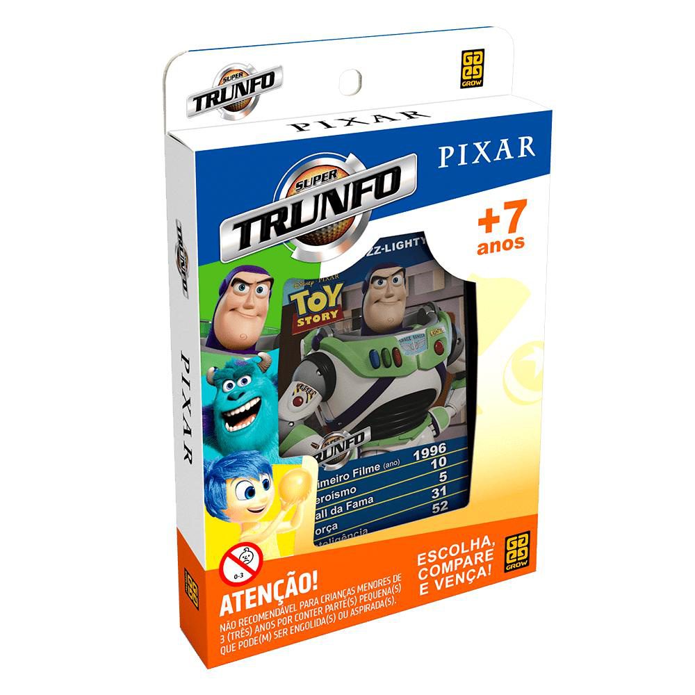 Super Trunfo Pixar Personagens Pixar 1 Super Trunfo Pixar Personagens Pixar