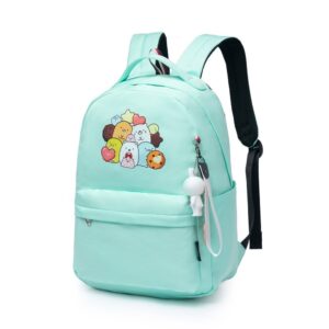 Mochila Feminina Escolar Verde 7L