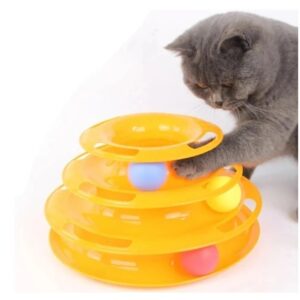 Brinquedo Interativo P/ Gatos Corre Corre Torre De Bolinhas