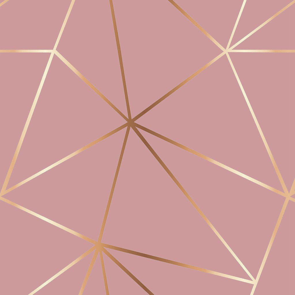 Papel de Parede Geom?trico Gold Carmim 2,50m 1 Papel de Parede Geométrico Gold Carmim 2,50m