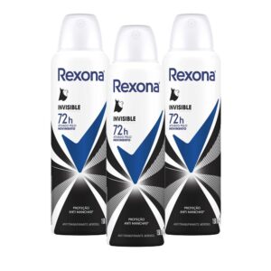 Kit 3 Rexona Invisible 72h Feminino