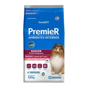 Ração Premier Ambientes Internos Senior 7+ Cães Pequeno Porte 1Kg