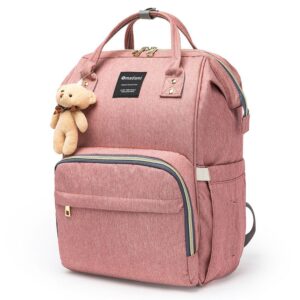 Mochila Maternidade Térmica Rosa Madami