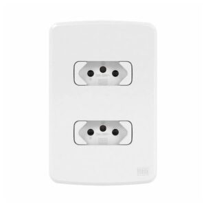 Conjunto 2 Tomadas 2P+T 20A 250v 4x2 Branco Compose Weg