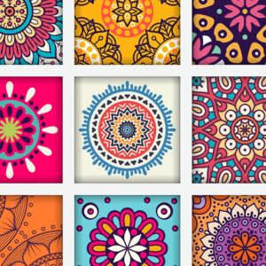 Adesivo de Parede Mandala Taj Mahal 3m x 40cm