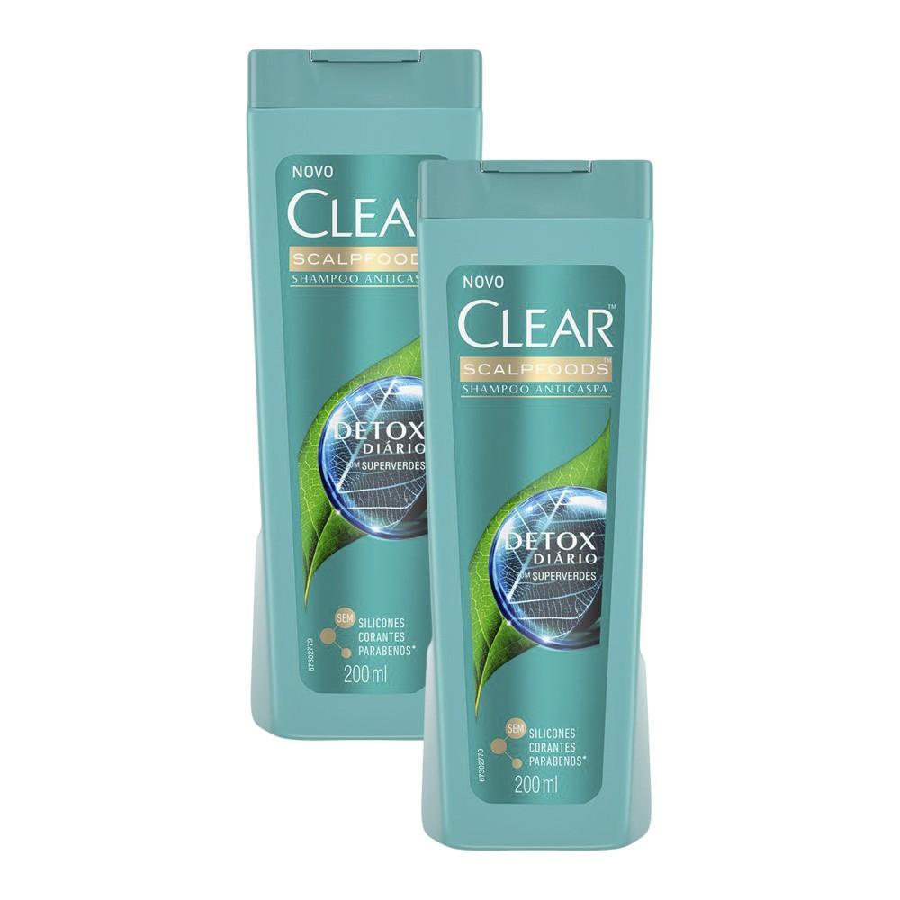 Kit 2 Shampoos Anticaspa Clear Detox 1 Kit 2 Shampoos Anticaspa Clear Detox