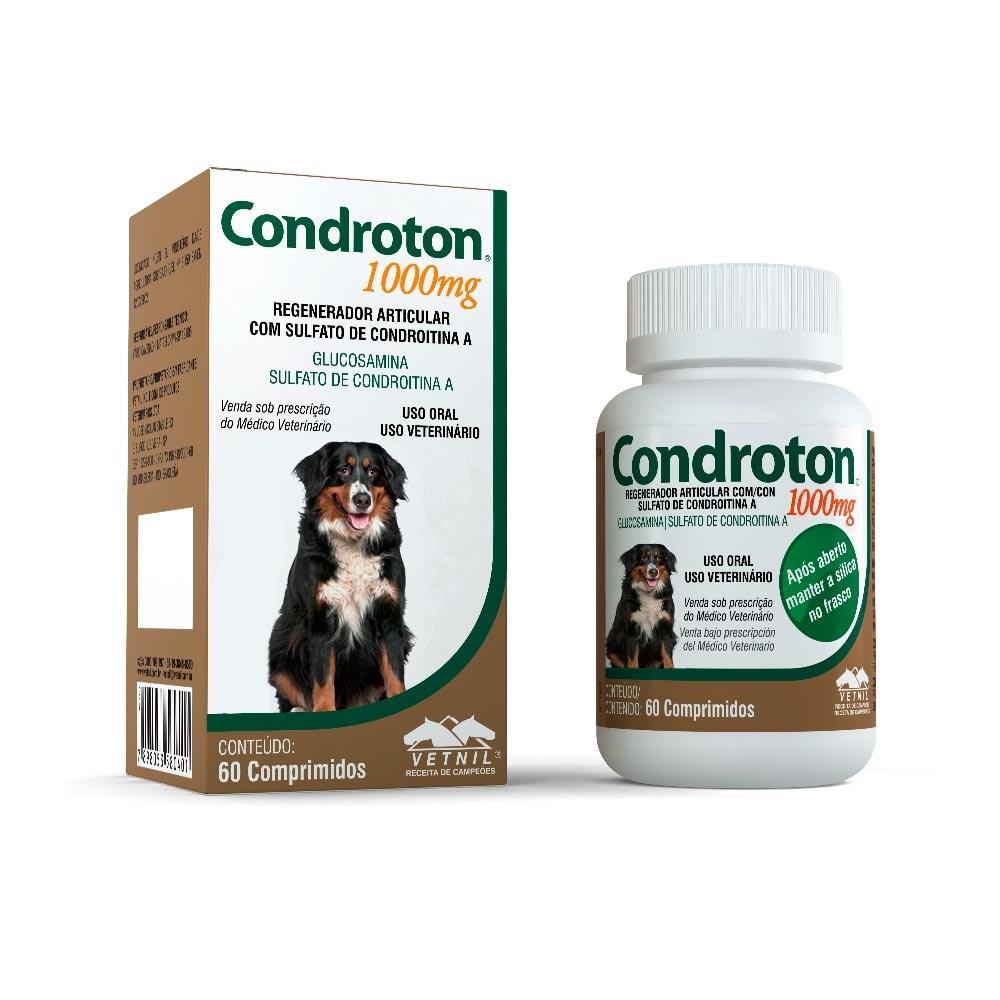 Regenerador Articular C?es Condroton 1000mg 1 Regenerador Articular Para Caes Condroton 1000mg 60 Compr