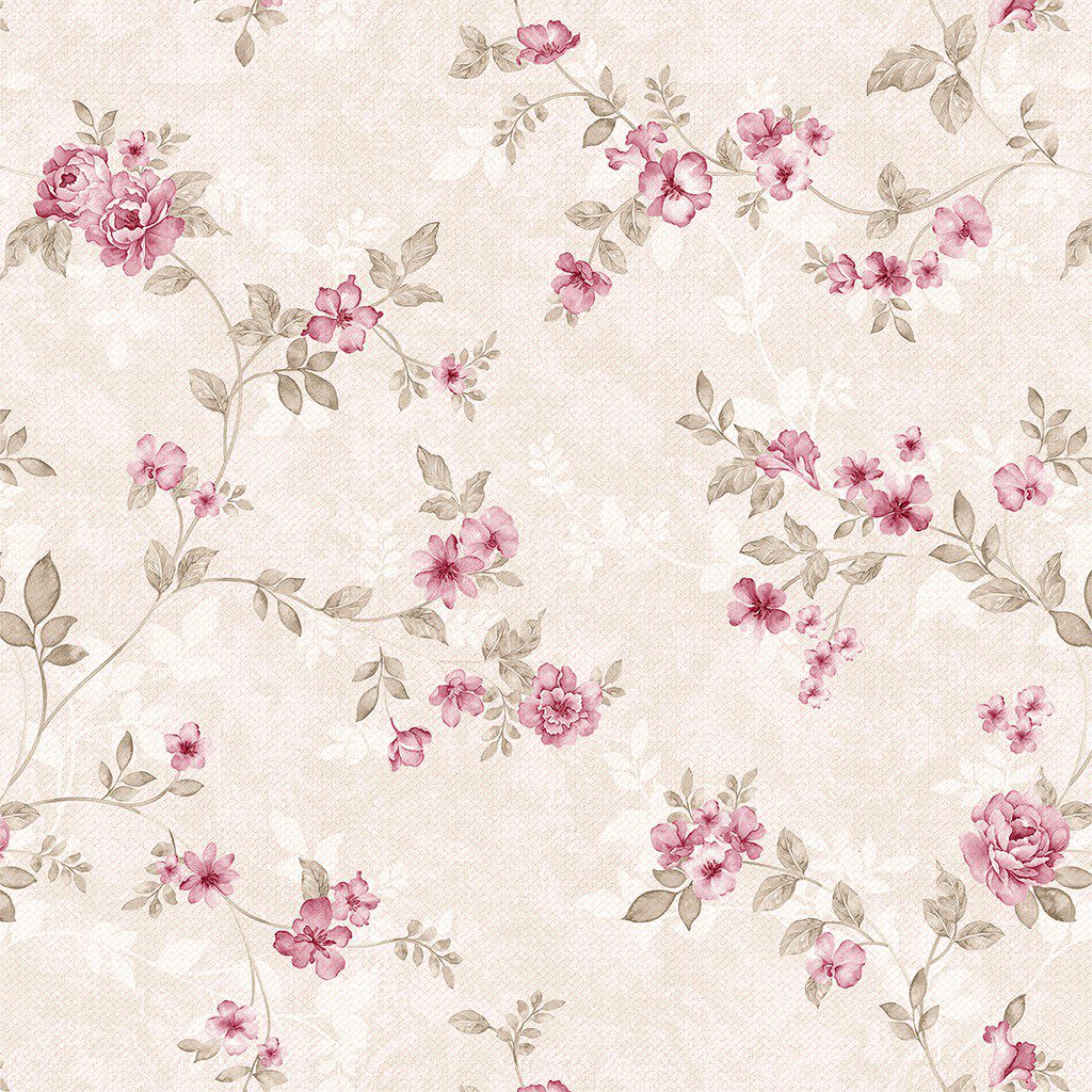 Papel de Parede Floral Autoadesivo Vin?lico 1 Papel de Parede Floral Autoadesivo Vinílico