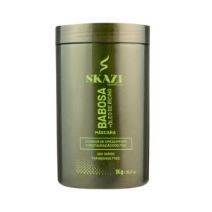 Mascara Capilar De Tratamento Skazi Vegana Babosa + Óleo De Ricino 1kg