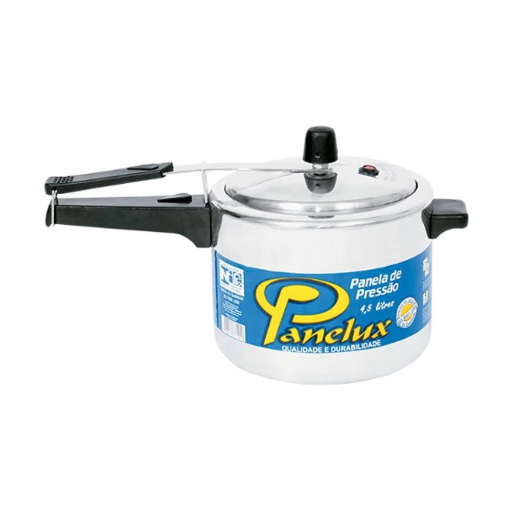 Panela de Press?o 4,5L Alum?nio Polido 1 Panela de Pressão 4,5L Alumínio Polido
