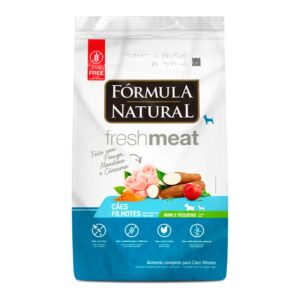 Ração Fórmula Natural Cães Fresh Meat Filhotes Raças Mini e Pequenas 2,5kg