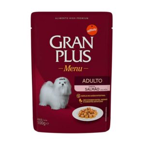 Ração Úmida GranPlus Salmão Cães Adultos 100g