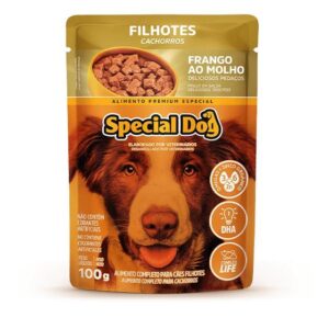 Racao Special Dog Sache Caes Filhotes Frango 100g