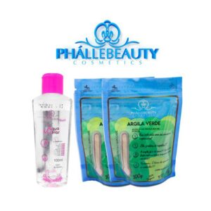 Kit Água Micelar + Argila Verde PhálleBeauty