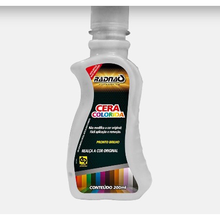 Cera Colorida Radnaq 200ml - Branca 1 Cera Colorida Radnaq 200ml - Branca