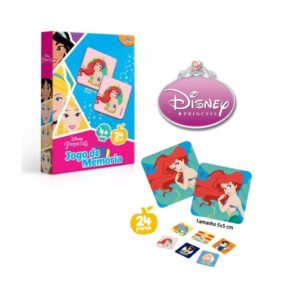 Jogo da Memória Princesas Disney