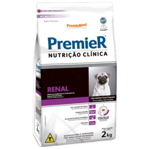 Ração Premier Nutrição Clínica Renal para Cães Adultos de Pequeno Porte - 2Kg
