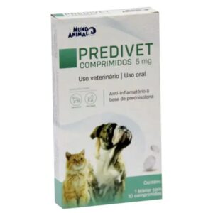 Predivet 5mg 10 Comprimidos para Cães e Gatos Mundo Animal