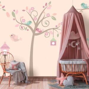 Papel de Parede Autoadesivo Pássaros