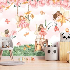 Papel de Parede Fadas Encantadas Autoadesivo