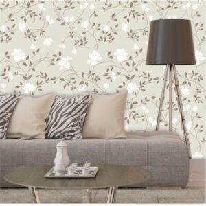 Papel de Parede Floral Autocolante 50cm