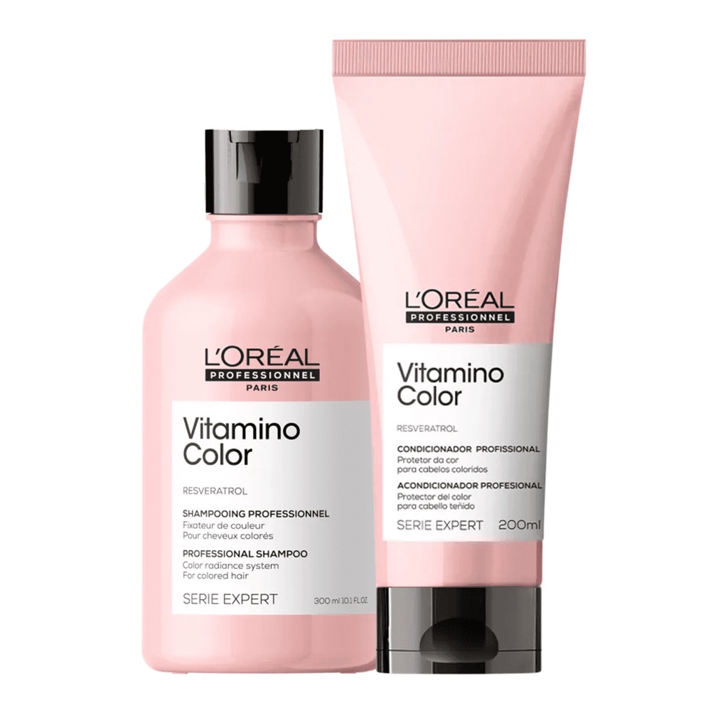 Kit Shampoo Condicionador Vitamino Color L'Or?al 1 Kit Shampoo e Condicionador Vitamino Color