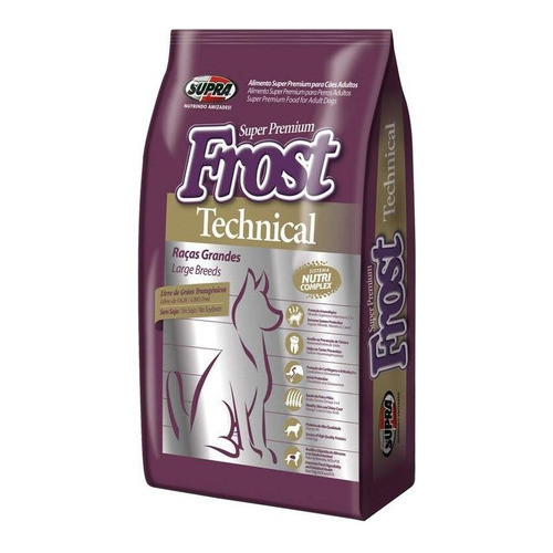Ra??o Frost Technical Ra?a Grande 15kg 1 Frost Technical Adulto Raça Grande 15kg