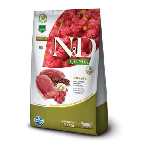 Ra??o N& 1 N&D Quinoa Gato Adulto Urinary Pato 1,5kg