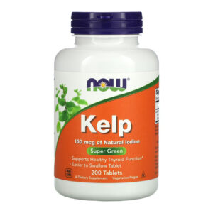 Kelp Algas 150mcg Now Foods Iodo Natural 200Tablets